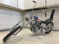 Franklin mint 110 1969 Harley Davidson Easy rider chopper Captain America bike