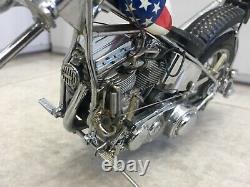 Franklin mint 110 1969 Harley Davidson Easy rider chopper Captain America bike