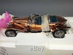 Franklin mint 1/24 1921 Rolls Toyce Silver Ghost Model Car Diecast Copper