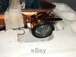 Franklin mint 1/24 1921 Rolls Toyce Silver Ghost Model Car Diecast Copper