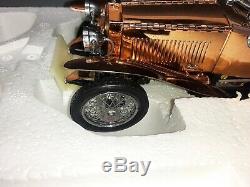 Franklin mint 1/24 1921 Rolls Toyce Silver Ghost Model Car Diecast Copper