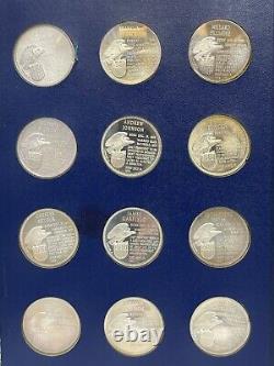 Franklin mint 36 coin Treasury of Presidential Commemorative Medals 1970