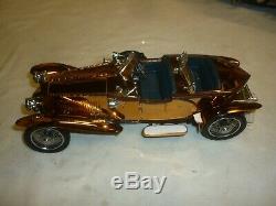 Franklin mint Scale model of a 1921 Rolls Royce silver ghost, Brockman, no box