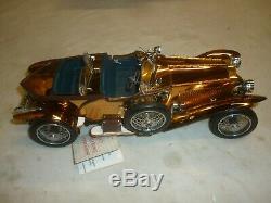 Franklin mint Scale model of a 1921 Rolls Royce silver ghost, Brockman, no box