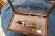 Franklin Mint Authentic Reproduction Of Bowie Knife In Walnut Case