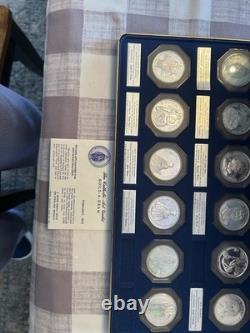 Franklin mint catholic art guild strling silver silver proof