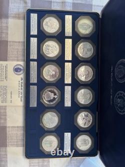 Franklin mint catholic art guild strling silver silver proof