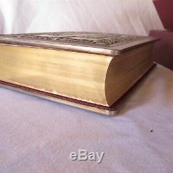 Franklin mint heavy Sterling silver covers family bible King James Version Nice