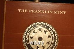 Frankling Mint Silver 925 GP COIN 1977 El Museo Del Oro CABEZADE BASTON AGUILA