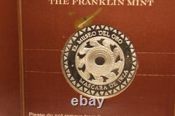 Frankling Mint Silver 925 GP COIN 1977 El Museo Del Oro MASCARA DE INZA