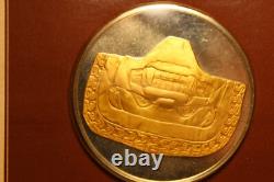 Frankling Mint Silver 925 GP COIN 1977 El Museo Del Oro MASCARA DE INZA