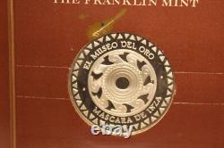 Frankling Mint Silver 925 GP COIN 1977 El Museo Del Oro MASCARA DE INZA