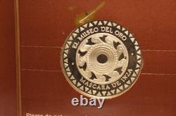 Frankling Mint Silver 925 GP COIN 1977 El Museo Del Oro MASCARA DE INZA
