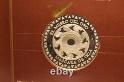 Frankling Mint Silver 925 GP COIN 1977 El Museo Del Oro MASCARA DE INZA