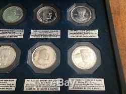 Freemason Brotherhood Masonic. 925 Silver Coins, 10 Coins With Case, Ships Free