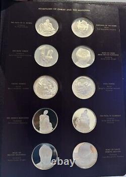 Frescoes From the Sistine Chapel Ceiling Sterling Silver Coins Lot Of 60
