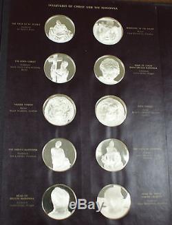 Frescoes and Sculptures, Franklin Mint Silver Medals