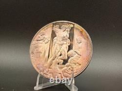 GENIUS OF MICHELANGELO the Death Of Haman STERLING Franklin Mint RAINBOW TONE