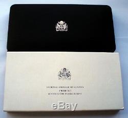 GUYANA Proof Set 1979 Franklin Mint With Silver $5 and $10 Dollars + COA B7