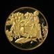 Garden Of Delights 24k Gold Plated. 925 Silver Medal 100 Greatest Masterpieces