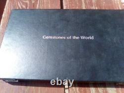 Gemstones Of The World 63 Silver Bars From Franklin Mint