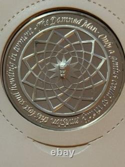 Genius Of Michelangelo The Damned Man 1.25 Oz Sterling Silver Medal Medal Coin
