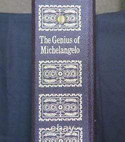 Genius of Michelangelo SILVER RARE set #ed Book 60oz proof WOW! Franklin Mint