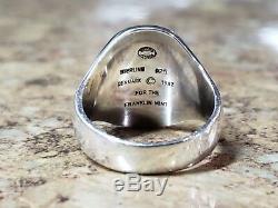 Georg Jensen Franklin Mint 925 Sterling Silver Eagle Ring Size 11.5 Pre-owned