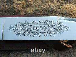 Gold & Silver Plated 1849 Hope Fortitude Decorative Bowie Knife Franklin Mint