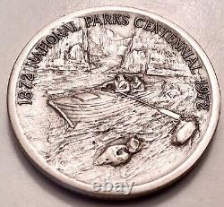 Grand Canyon National Park Silver Medallic Arts Co. Ny 1972 Whitewater Rapids