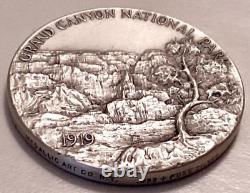 Grand Canyon National Park Silver Medallic Arts Co. Ny 1972 Whitewater Rapids