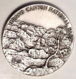 Grand Canyon National Park Silver Medallic Arts Co. Ny 1972 Whitewater Rapids