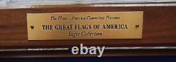 Great Flags of America Franklin Mint Gold-Plated. 500 Silver 42 ingots RARE