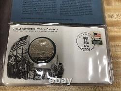 Great Historic Sites Of America The Franklin Mint Complete Set with50 Silver Coins