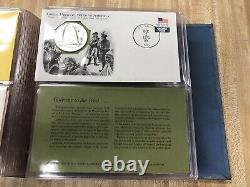 Great Historic Sites Of America The Franklin Mint Volume I with26 Silver Coins