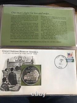 Great Historic Sites of America-28oz Sterling-Proof Medals-Melt $546 9/11/23