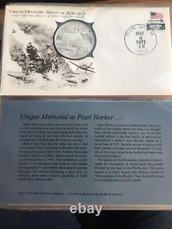 Great Historic Sites of America-28oz Sterling-Proof Medals-Melt $546 9/11/23