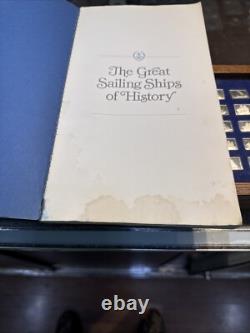 Great Sailing Ships Of History Franklin Mint 50 Bars Sterling Silver Ingot Set