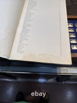 Great Sailing Ships Of History Franklin Mint 50 Bars Sterling Silver Ingot Set