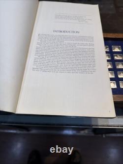 Great Sailing Ships Of History Franklin Mint 50 Bars Sterling Silver Ingot Set