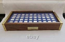 Great Sailing Ships Of History Franklin Mint Mini Silver Ingot Set 50 Bars