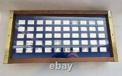 Great Sailing Ships Of History Franklin Mint Mini Silver Ingot Set 50 Bars