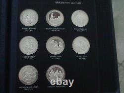 HISTORY OF MEDICINE SILVER PROOF MEDALS, Franklin Mint, 1970-72