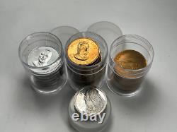 HOARD! - Silver, Bronze, Alum, Franklin Mint Medal Token Lot Shell, Merlin