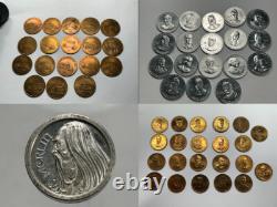 HOARD! - Silver, Bronze, Alum, Franklin Mint Medal Token Lot Shell, Merlin