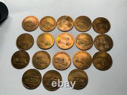 HOARD! - Silver, Bronze, Alum, Franklin Mint Medal Token Lot Shell, Merlin