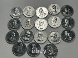 HOARD! - Silver, Bronze, Alum, Franklin Mint Medal Token Lot Shell, Merlin