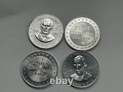 HOARD! - Silver, Bronze, Alum, Franklin Mint Medal Token Lot Shell, Merlin