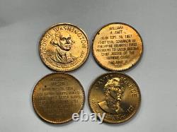 HOARD! - Silver, Bronze, Alum, Franklin Mint Medal Token Lot Shell, Merlin