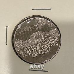 Hamilton Mint World Golf HOF First Day Cover Pinehurst 1974 0.8oz 0.999 Silver